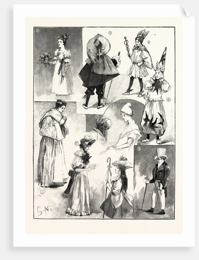 Sketches at the Lady Mayoress's Children's Ball Mansion House London by Anonymous