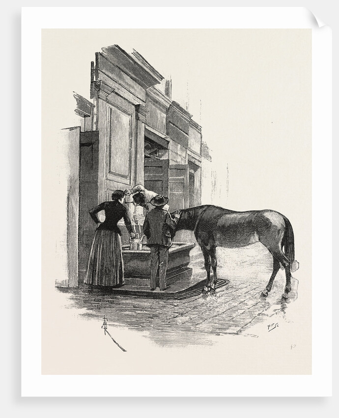 Street Fountain in Grasse France by Anonymous