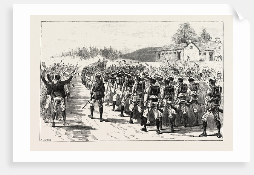 The Start of the Manipur Expedition from Shillong Assam Frontier. by Anonymous