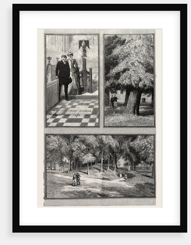 Derby School: Dr. Arnold's Grave the Last of the Three Trees the Island. by Anonymous