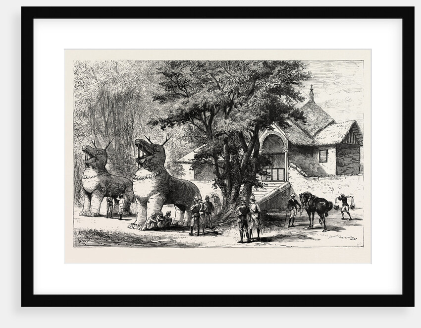 The Manipur Massacres: Palace Enclosure at Manipur Where Mr. Quinton and Other Englishmen Were Killed. by Anonymous