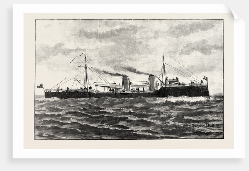 The Chilian Torpedo Cruiser Almirante Lynch. by Anonymous