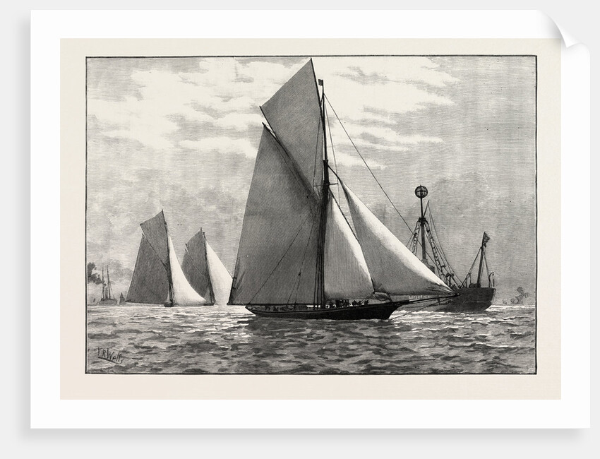 Royal Thames Yacht Club Match: Rounding the Mouse Lightship by Anonymous