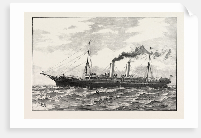 The New Steamer Scot Union Steamship Company South African Royal Mail Service by Anonymous