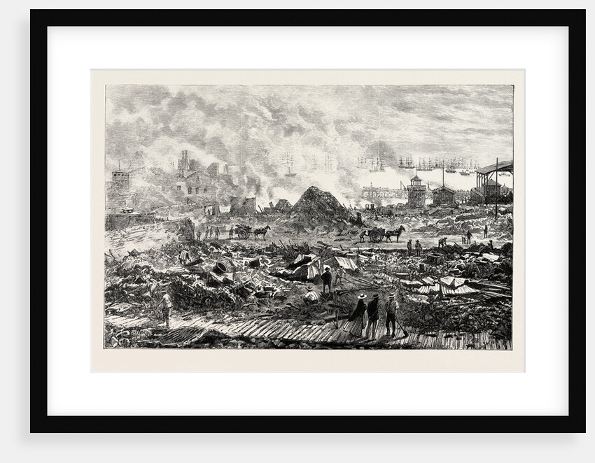 The Civil War in Chile: Iquique after the Bombardment by Anonymous