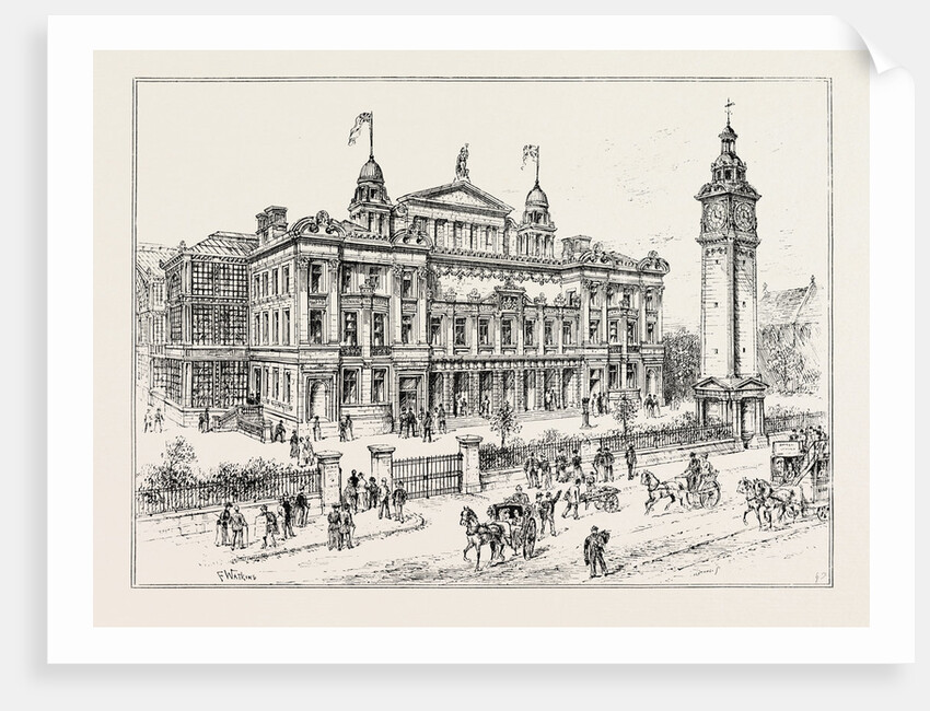 Completed Buildings of the People's Palace Mile End Road East London UK by Anonymous