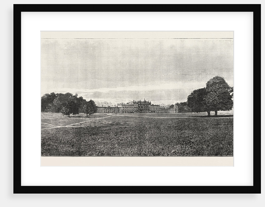 Visit of the Prince of Wales to Rotherham: Wentworth Woodhouse the Seat of Earl Fitzwilliam. K.G. by Anonymous