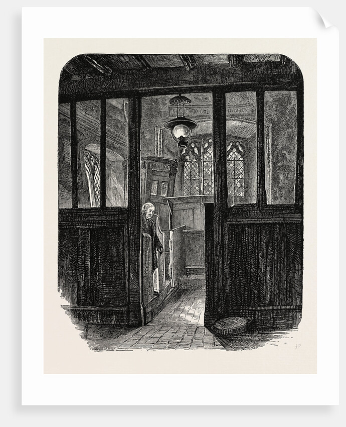 Deepdale Church, Interior of the Church by Anonymous