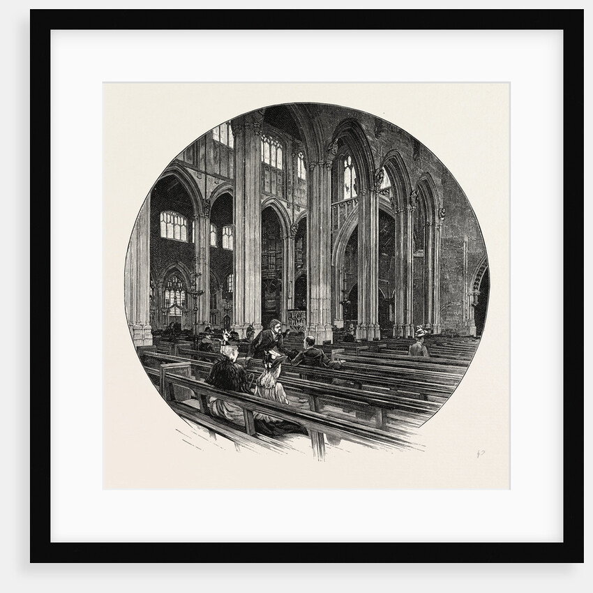 The Nave, Cirencester Church by Anonymous