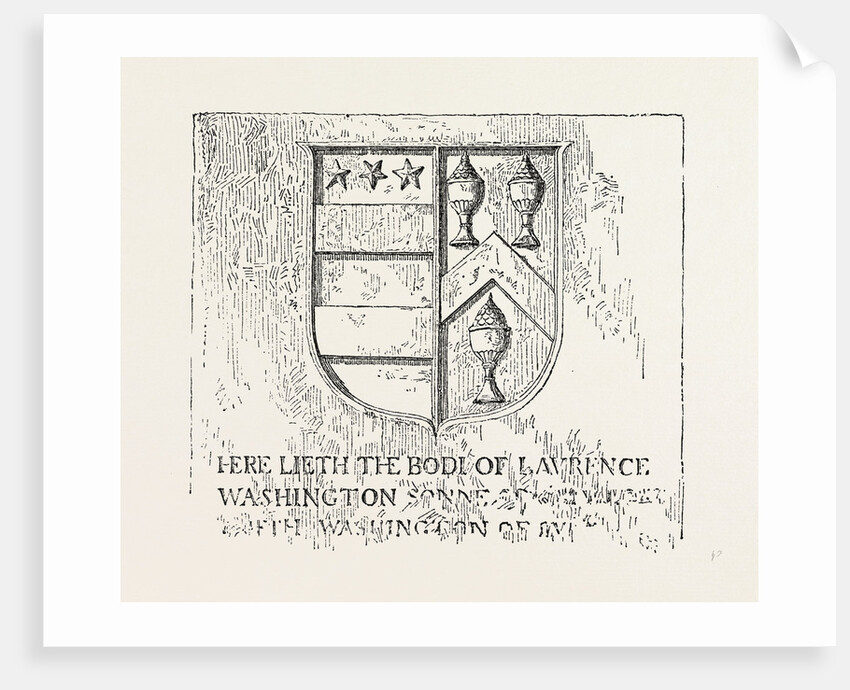 Slab on the Washington Tomb by Anonymous