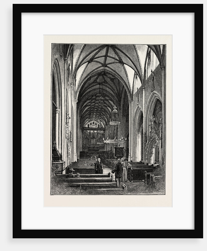 Ottery St. Mary, the Nave, Looking East by Anonymous