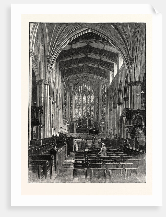 Leeds: The Nave, Looking East by Anonymous