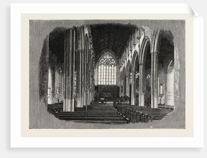 St. Peter's Mancroft: The Nave, Looking East by Anonymous