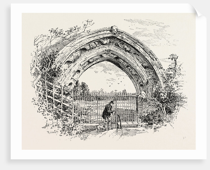 Derby, Ruined Arch Leading to Vestibule of the Chapter-House by Anonymous