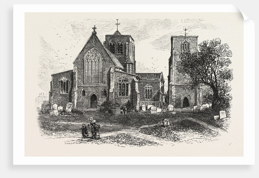 East Dereham, from the West. by Anonymous