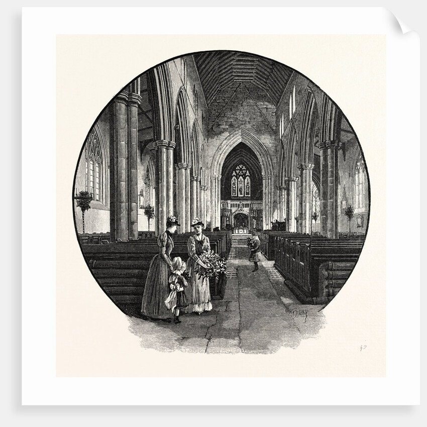 Howden Church, the Interior, Looking East by Anonymous