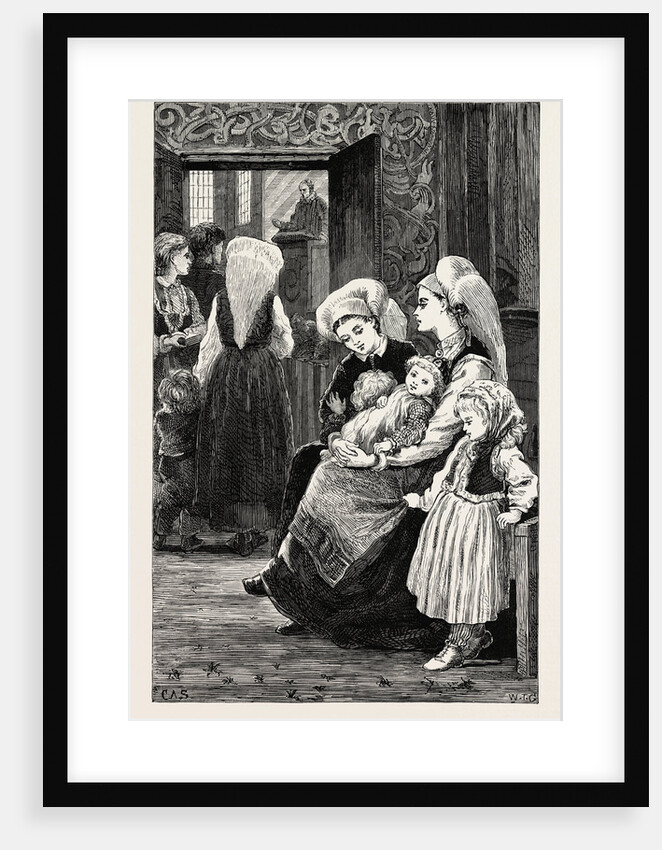 A Norwegian Church Porch by Anonymous