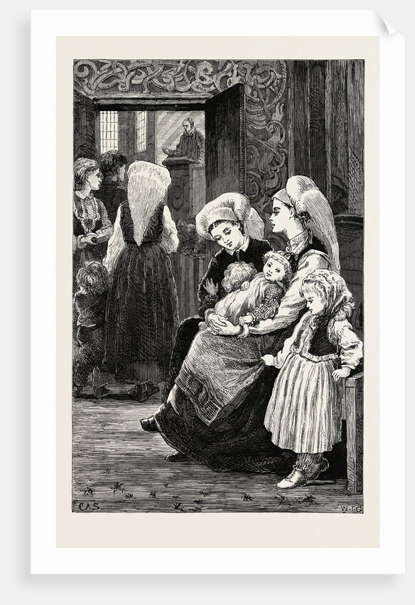 A Norwegian Church Porch by Anonymous