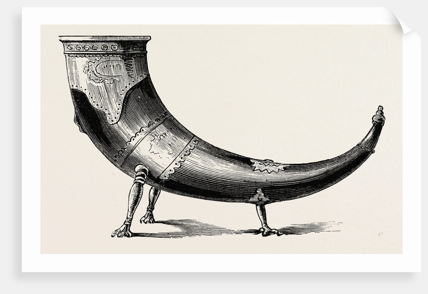 An Ancient Drinking Horn by Anonymous