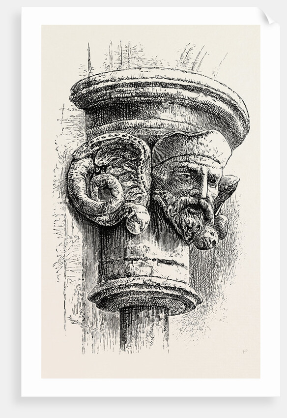 Old Norse Capital, the Screen, Trondhjem Cathedral by Anonymous