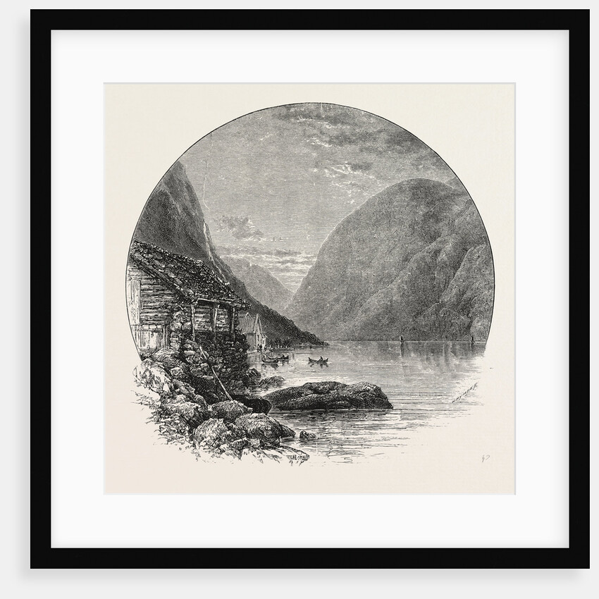 Gudvangen and the Naerö Fjord by Anonymous
