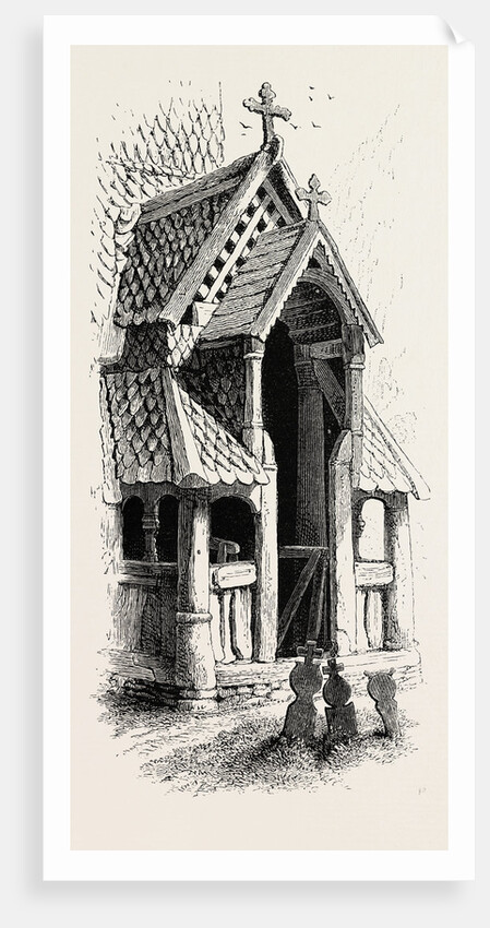 North Porch, Borgund Church by Anonymous