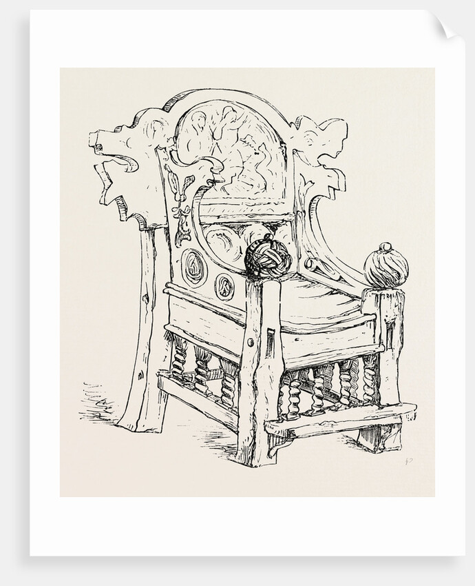 An Old Chair in Hitterdal Church by Anonymous
