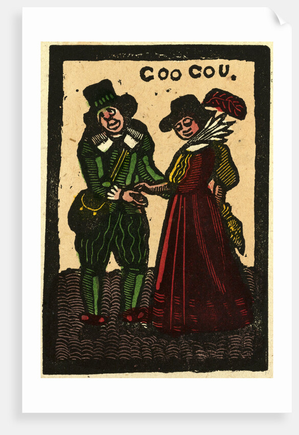 Illustration of English Tales Folk Tales and Ballads. A Man and a Woman by Anonymous