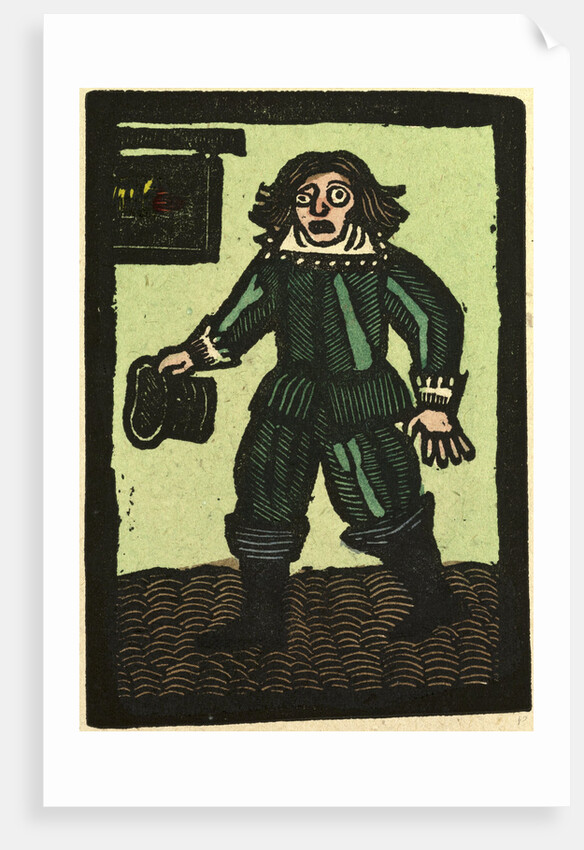 Illustration of English Tales Folk Tales and Ballads. A Man with a Hat by Anonymous