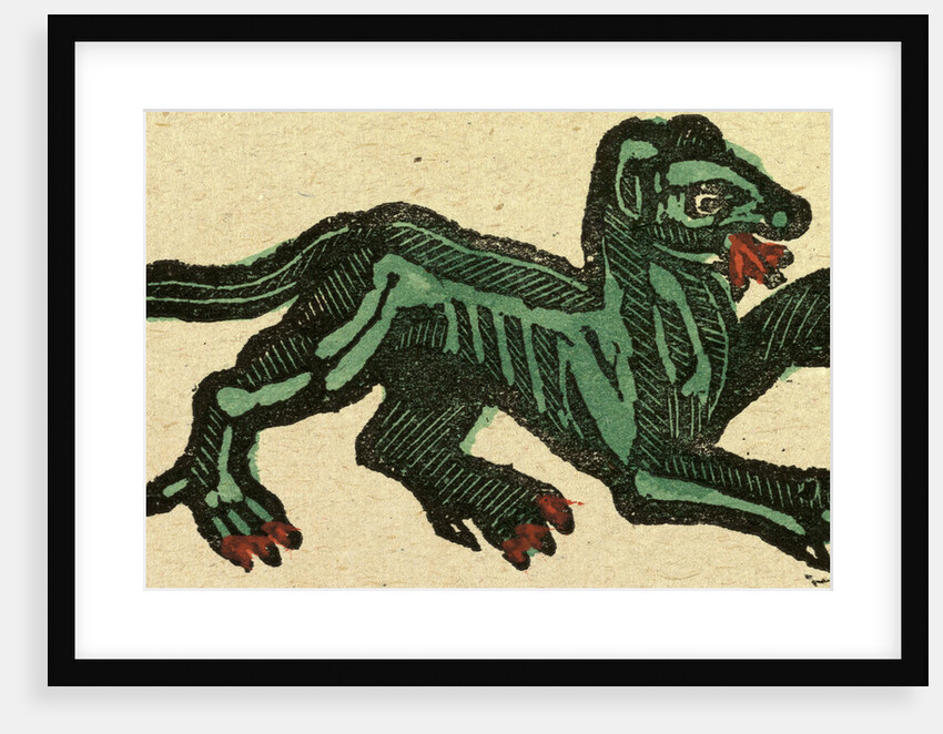 Illustration of English Tales Folk Tales and Ballads. Dragon by Anonymous