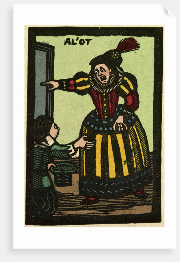 Illustration of English Tales Folk Tales and Ballads. A Woman and a Beggar by Anonymous