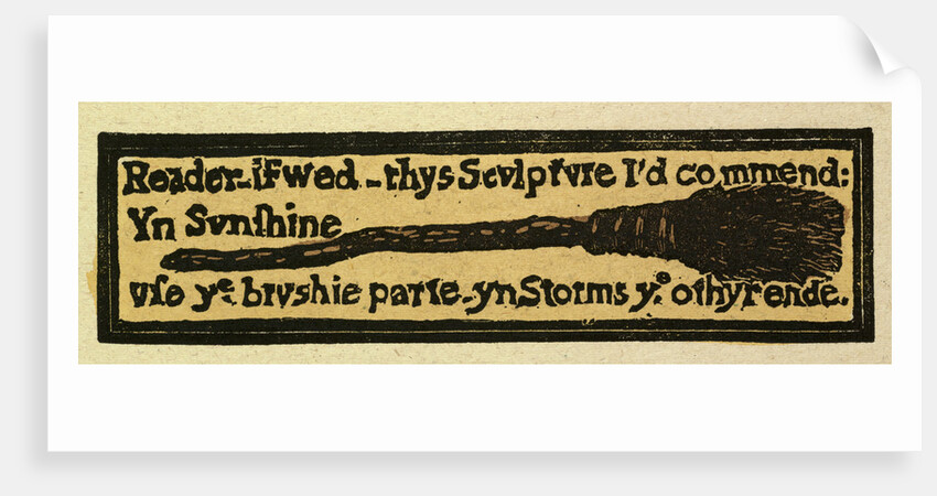 Illustration of English Tales Folk Tales and Ballads. A Broomstick by Anonymous