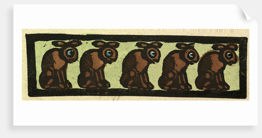 Illustration of English Tales Folk Tales and Ballads. Five Rabbits by Anonymous
