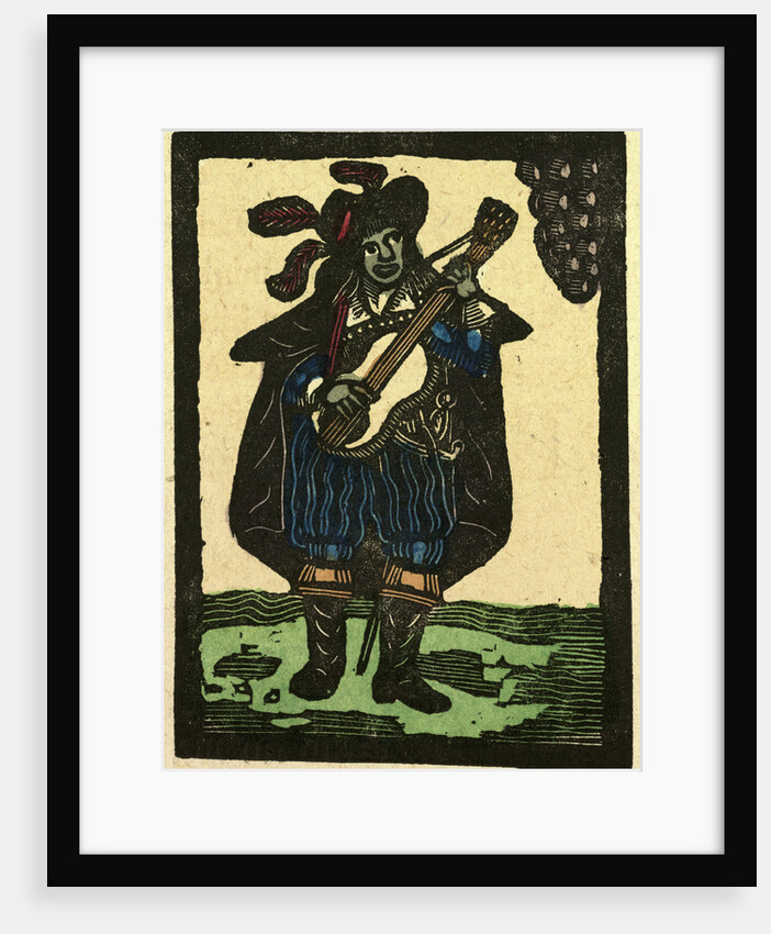 Illustration of English Tales Folk Tales and Ballads. Musician by Anonymous