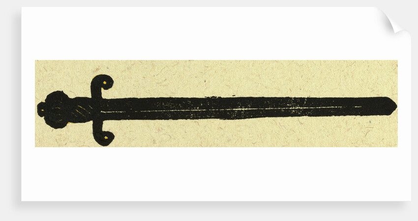 Illustration of English Tales Folk Tales and Ballads. Sword by Anonymous