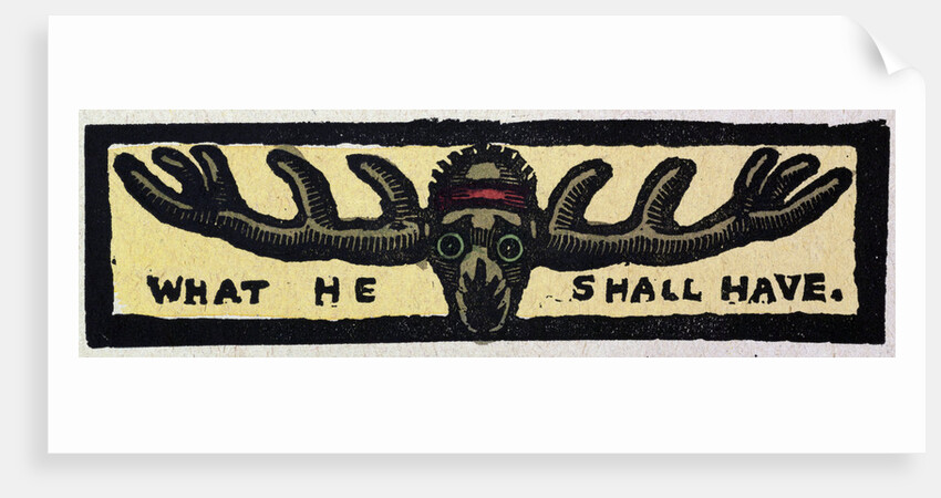 Illustration of English Tales Folk Tales and Ballads. Antler by Anonymous