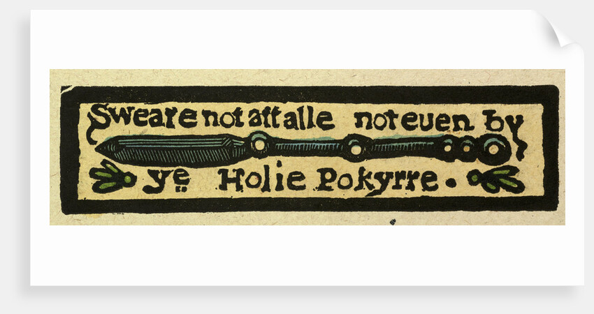 Illustration of English Tales Folk Tales and Ballads. Poker by Anonymous