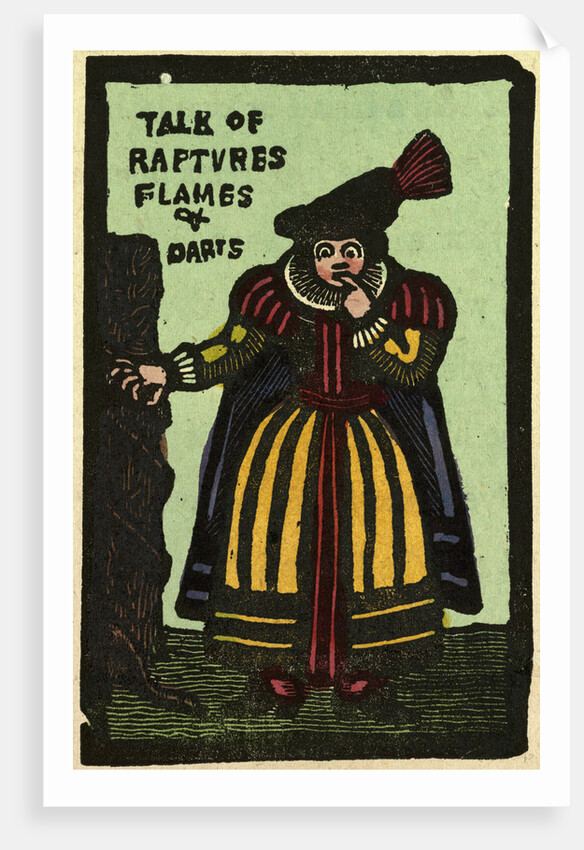 Illustration of English Tales Folk Tales and Ballads. A Woman. Talk of Flames and Darts by Anonymous