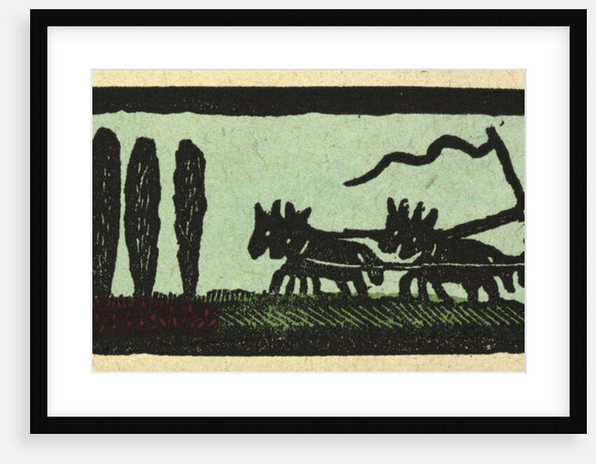 Illustration of English Tales Folk Tales and Ballads. A Coach Drawn by Four Horses on the Road to a Castle by Anonymous