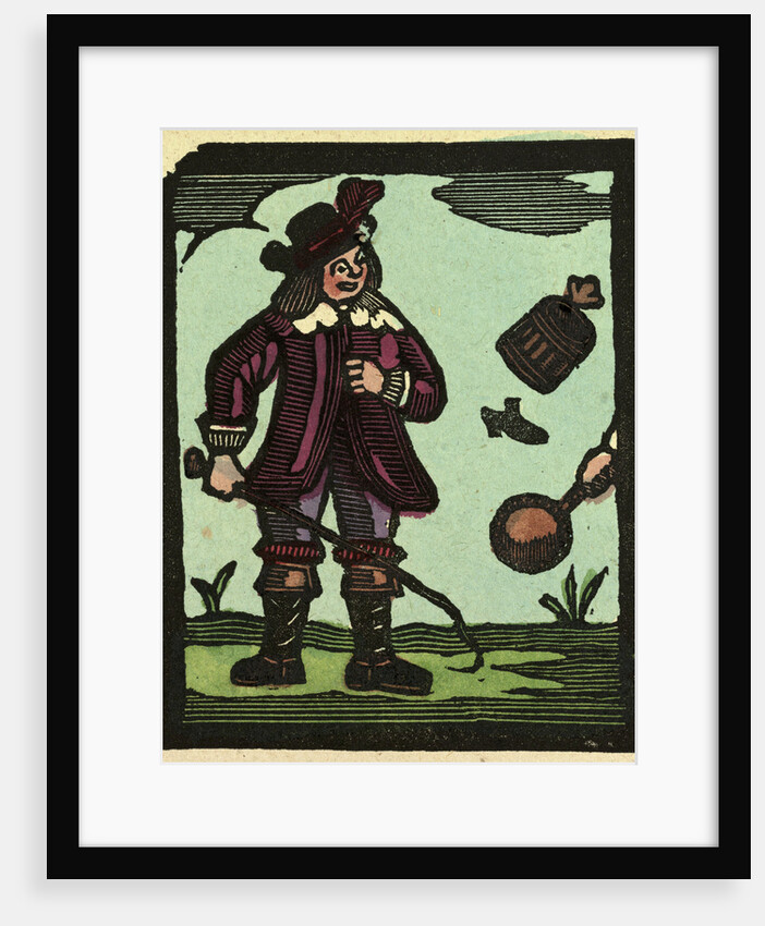 Illustration of English Tales Folk Tales and Ballads. A Man with a Whip by Anonymous