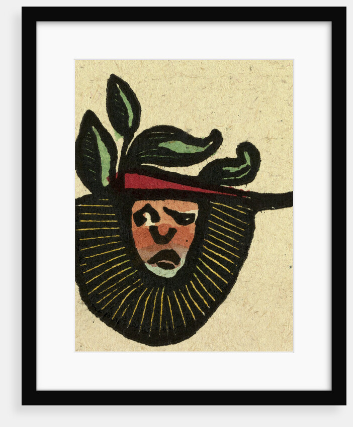 Illustration of English Tales Folk Tales and Ballads. A Humorous Face by Anonymous