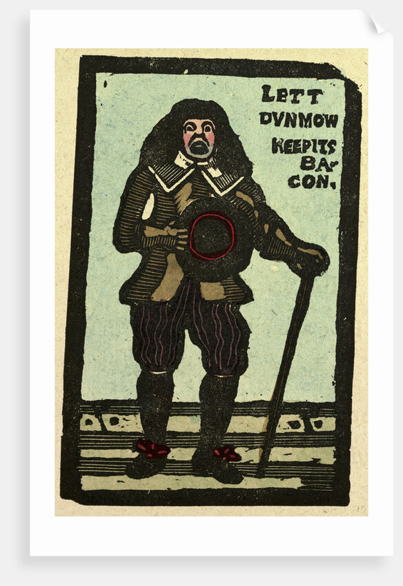 Illustration of English Tales Folk Tales and Ballads. A Man Talking While Holding a Hat to His Chest. by Anonymous