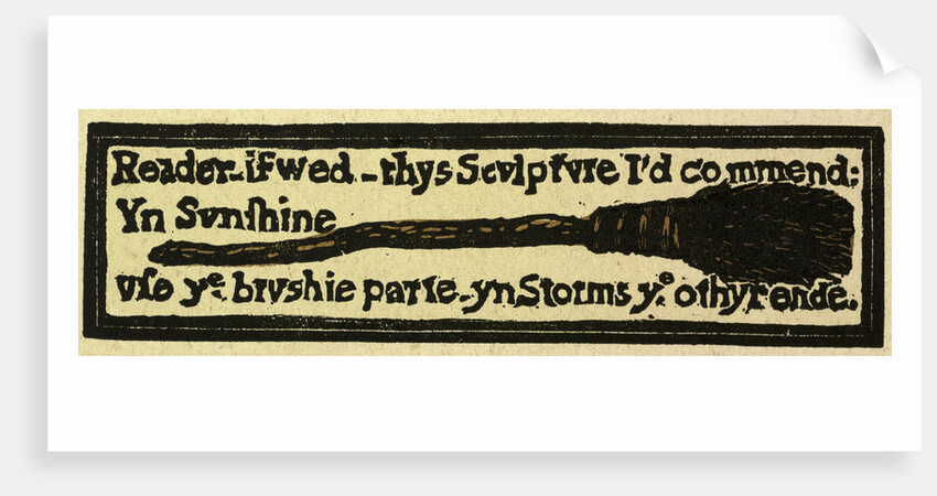Illustration of English Tales Folk Tales and Ballads. A Broomstick by Anonymous