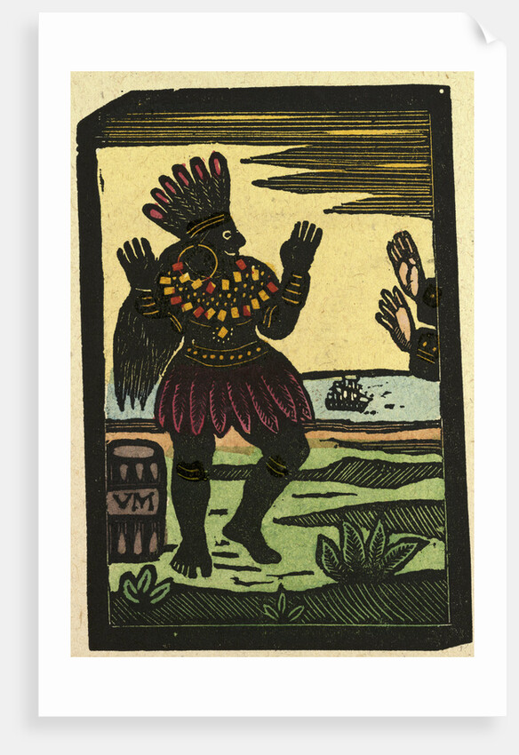 Illustration of English Tales Folk Tales and Ballads. A Person Wearing a Traditional Dress by Anonymous