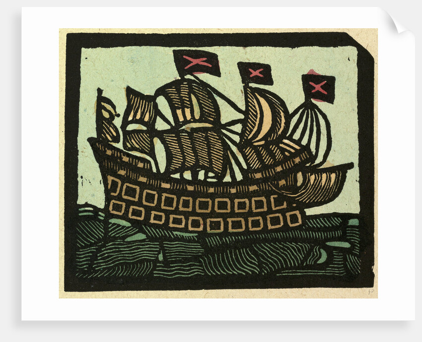 Illustration of English Tales Folk Tales and Ballads. A Ship by Anonymous