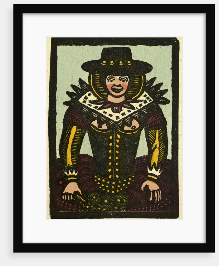 Illustration of English Tales Folk Tales and Ballads. A Woman Colourful Clothing by Anonymous