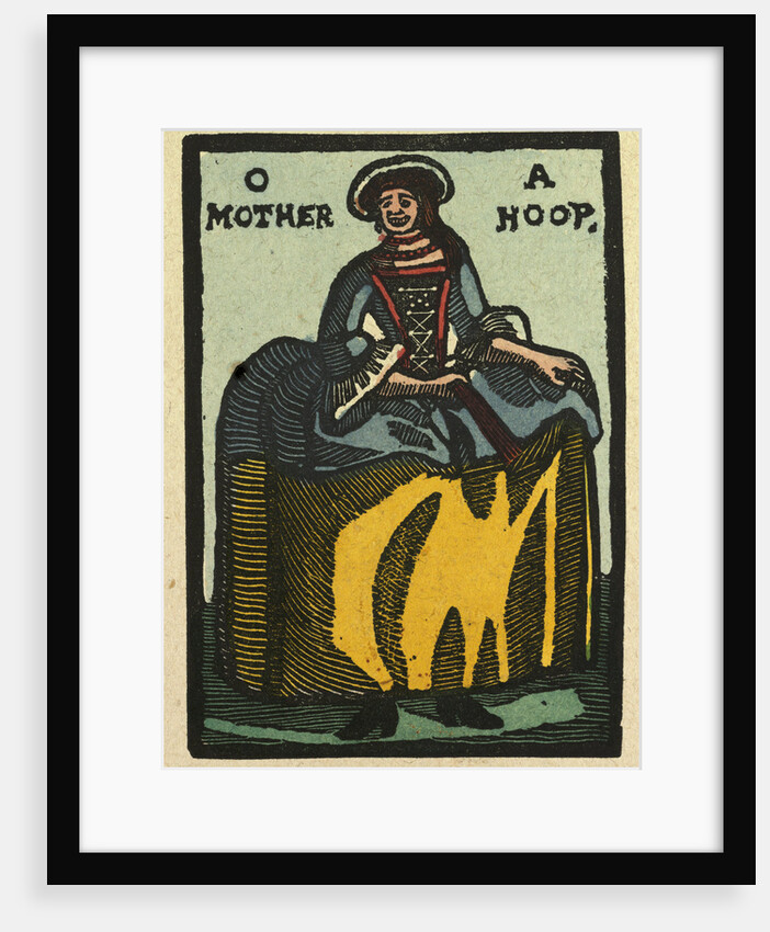 Illustration of English Tales Folk Tales and Ballads. A Woman with a Hoop Skirt by Anonymous