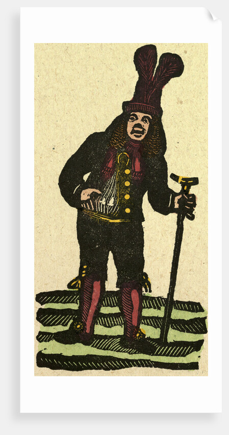 Illustration of English Tales Folk Tales and Ballads. A Man with a Walking Stick by Anonymous