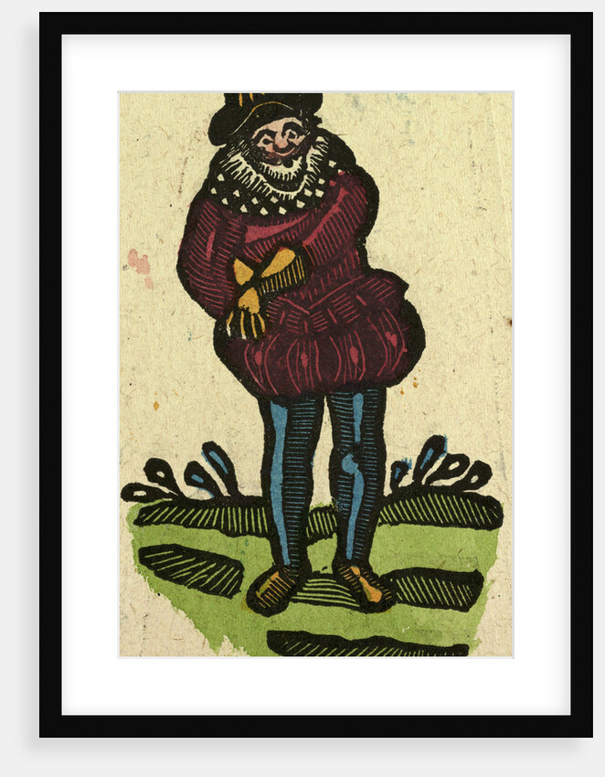 Illustration of English Tales Folk Tales and Ballads. A Man Wearing Colourful Clothes by Anonymous