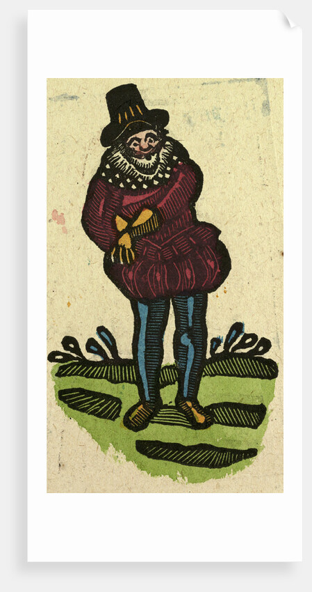 Illustration of English Tales Folk Tales and Ballads. A Man Wearing Colourful Clothes by Anonymous